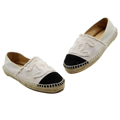 chanel linen espadrilles|chanel espadrilles men.